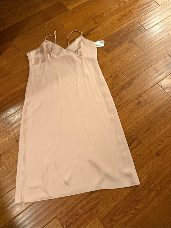 bp Dresses & Skirts - bp Blush Slip Midi Dress with Spaghetti Straps